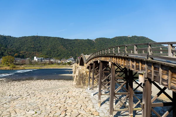 Pedestrian Kintai Bridge — Stock Photo, Image