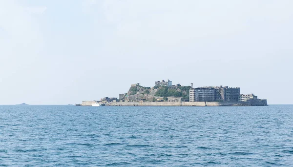 Isla abandonada de Gunkanjima — Foto de Stock