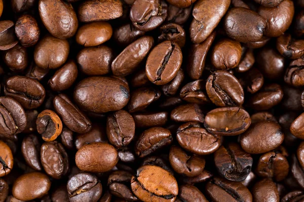 Фон Браун кавових зерен — стокове фото
