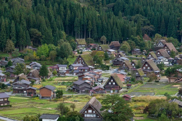 Shirakawago χωριό στην Ιαπωνία — Φωτογραφία Αρχείου