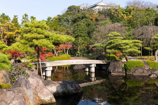 Jardín Kokoen en temporada de otoño — Foto de Stock