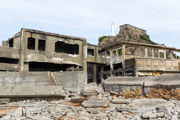 Isla abandonada del acorazado en Japón — Foto de Stock