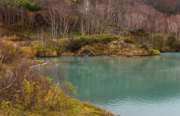 Sukayu onsen im herbstlichen Wald — Stockfoto