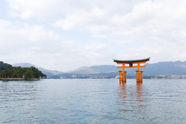 Miyajima Τορίι πύλη — Φωτογραφία Αρχείου