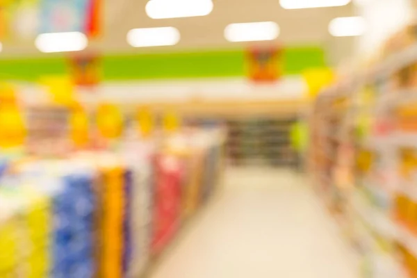 Supermarkt verschwommener Hintergrund — Stockfoto