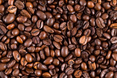 Roasted coffee bean background