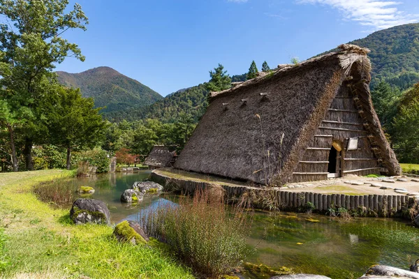 Satul japonez Shirakawago — Fotografie, imagine de stoc