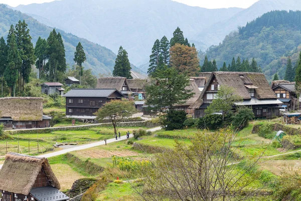 Antiguo pueblo de Shirakawago — Foto de Stock