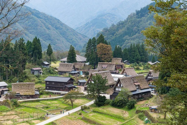 Stará vesnice Shirakawago — Stock fotografie