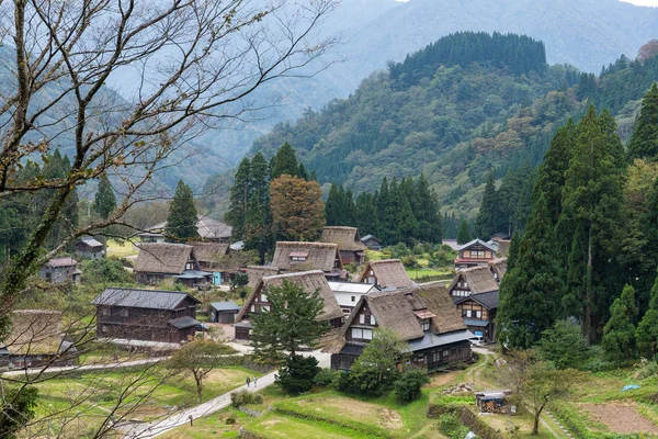 Village de Shirakawago au Japon — Photo