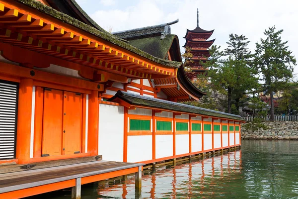 Itsukushima Shinto Shrine — Stock Photo, Image