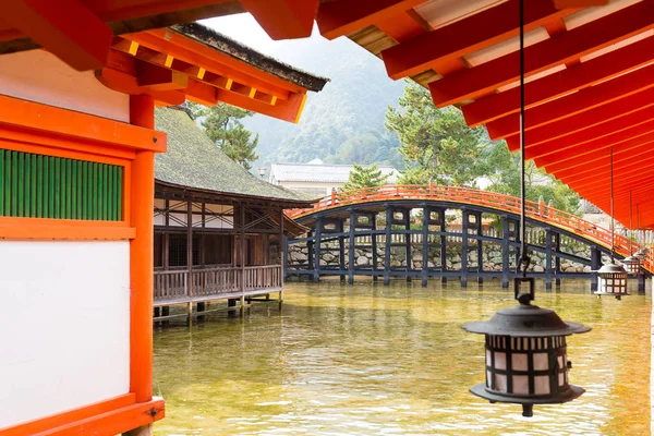Traditional Itsukushima Shinto Shrine — Stock Photo, Image