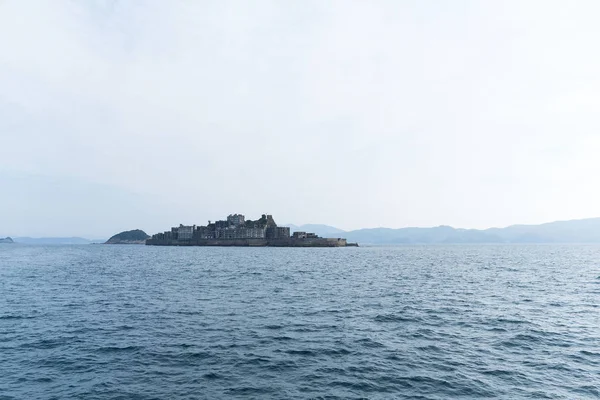 Ilha de Hashima na cidade de Nagasaki — Fotografia de Stock