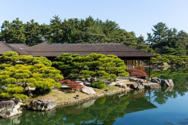 Takamatsu bahçede Ritsurin