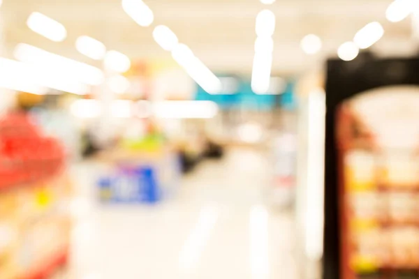 Supermercado o tienda de descuento fondo borroso —  Fotos de Stock