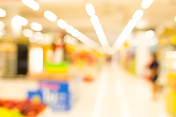 Abstrakter verschwommener Supermarkt — Stockfoto