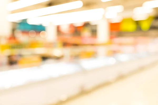 Supermarkety, efekt rozostření objektivu — Stock fotografie