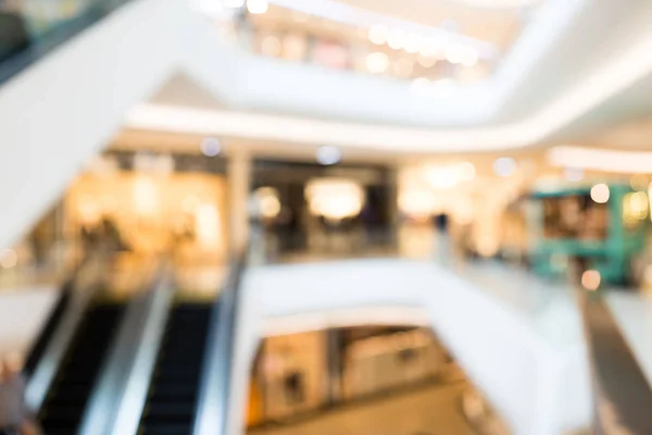 Blurred image of shopping mall and people — Stock Photo, Image