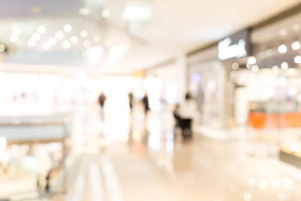 Wazig beeld van winkelcentrum met bokeh — Stockfoto