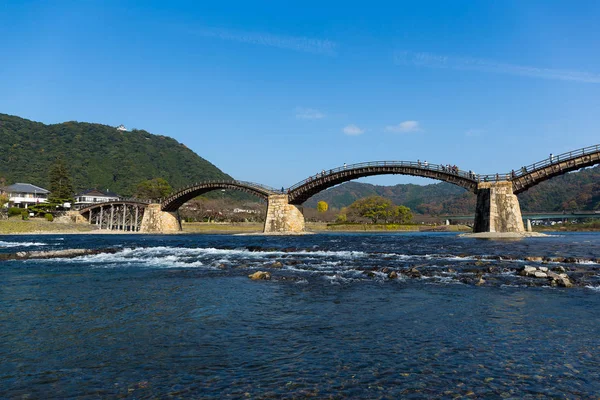 传统的 Kintai 桥 — 图库照片