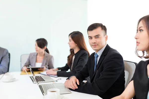 Business group meeting with variety nationality — Stock Photo, Image