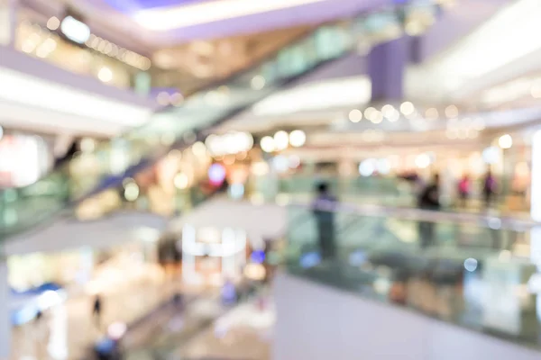 Department store interior background with bokeh — Stock Photo, Image