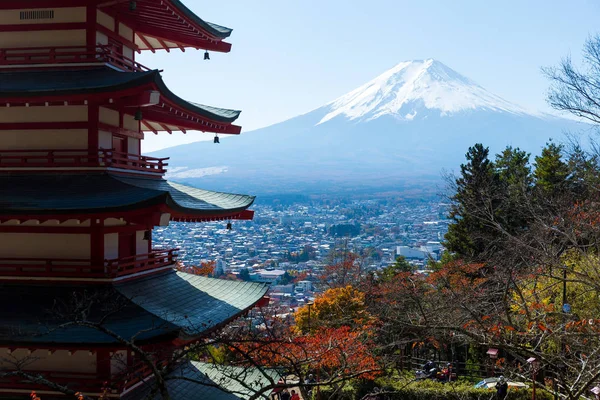 Pagode Chureito et montagne Fujisan — Photo