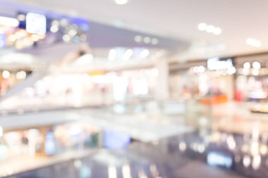 Soyut bulanıklık ve bokeh alışveriş merkezi 