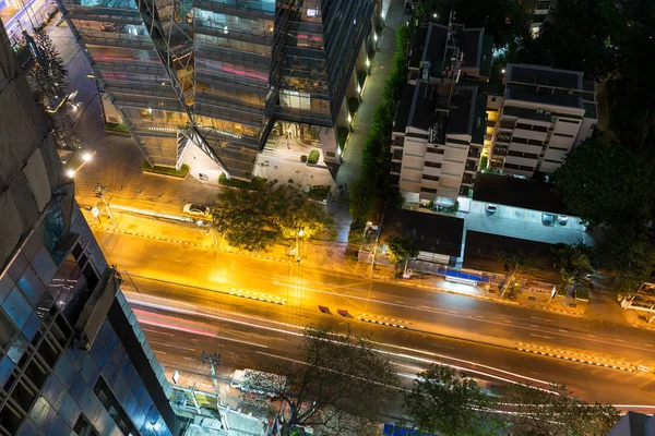 Vue du dessus du paysage urbain de Bangkok — Photo