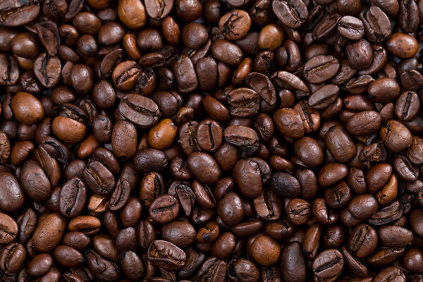 Roasted Coffee bean texture 