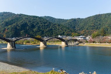 Japonya 'daki Kintai Köprüsü 