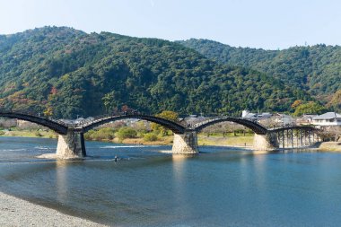 Japonya 'daki Kintai Köprüsü 