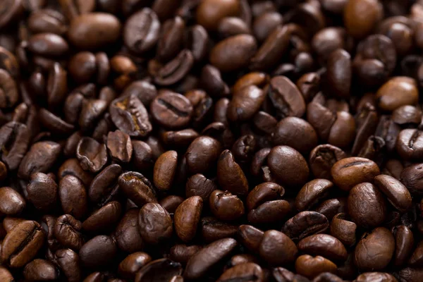 Pörkölt kávé bab textúra — Stock Fotó