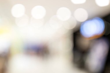 Bulanık alışveriş merkezi arka planı