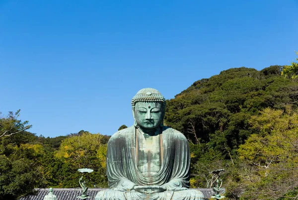 Wielki posąg Buddy w Kamakura — Zdjęcie stockowe