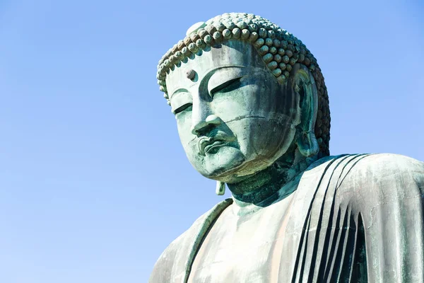 Gran estatua de bronce de Buda — Foto de Stock