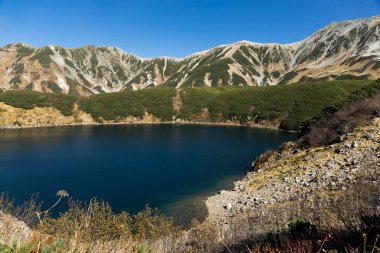 Tateyama ve Mikuri su birikintisi 