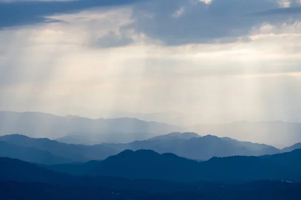 Mountains at evening in Japan — Stock Photo, Image