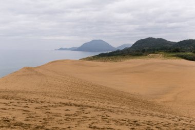 Tottori kum tepeleri Japonya'da 