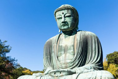 Kamakura 'daki büyük Buda heykeli.