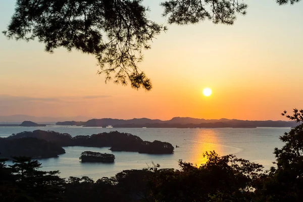 日出时的松岛岛 — 图库照片