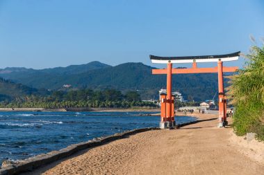 Torii Aoshima tapınak içinde 