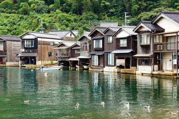 Casas de agua tradicionales japonesas de Ine Cho — Foto de Stock