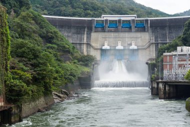 Kurobe Dam in Japan clipart