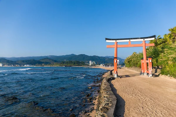 Torii em Santuário de Aoshima — Fotografia de Stock