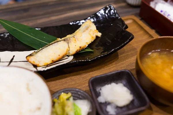 Cucina giapponese del pesce — Foto Stock