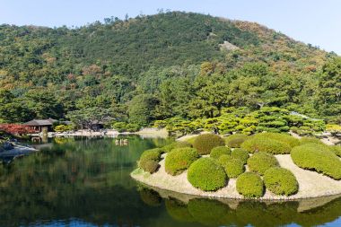 Japonya'da Ritsurin güzel park