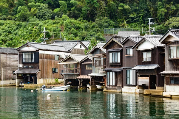 Water Houses of the Ine Cho in Kyoto — Stock Photo, Image