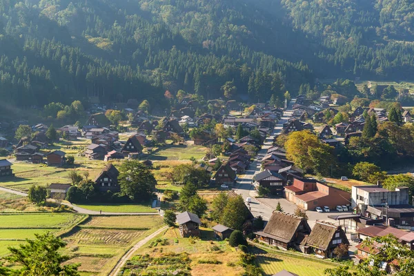 Japonês Shirakawago aldeia — Fotografia de Stock