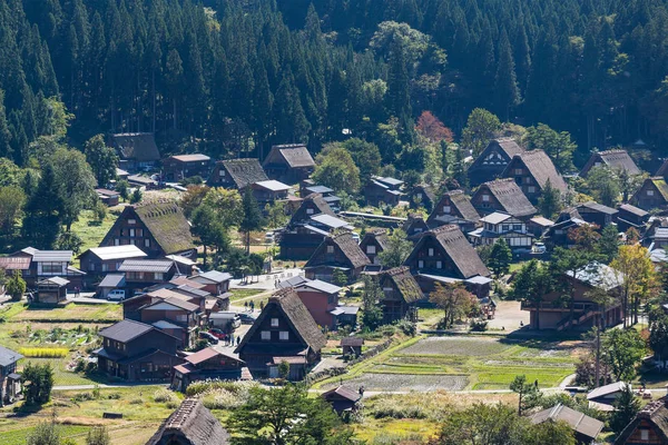 Shirakawago antiguo pueblo — Foto de Stock